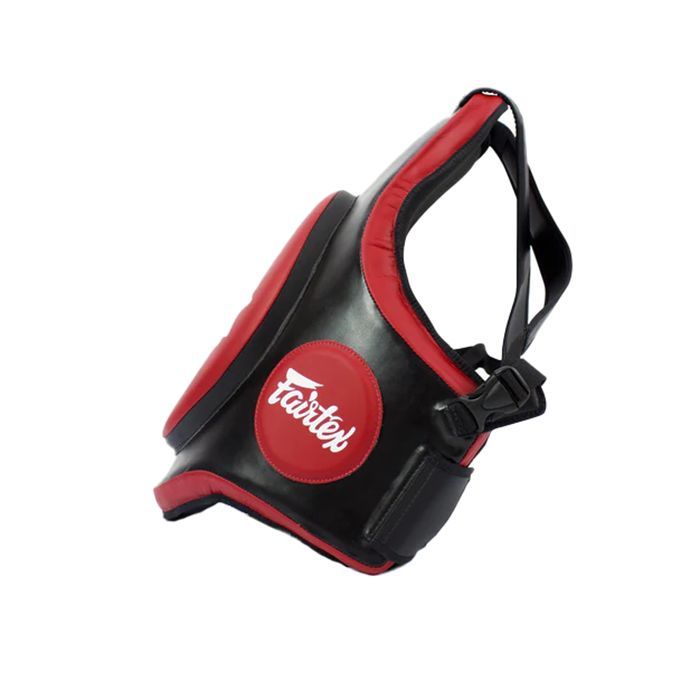 Защитный жилет тренера из Таиланда Fairtex TV2 red black