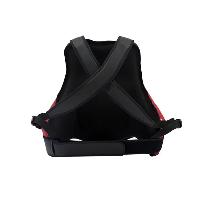 Защитный жилет тренера из Таиланда Fairtex TV2 red black