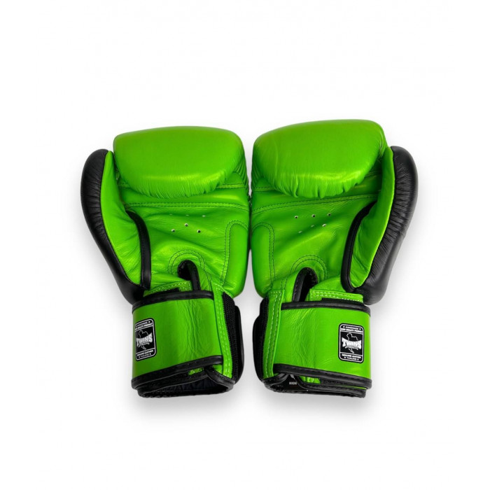 Боксерские перчатки TWINS Special BGVL3-2TA green black 10 oz