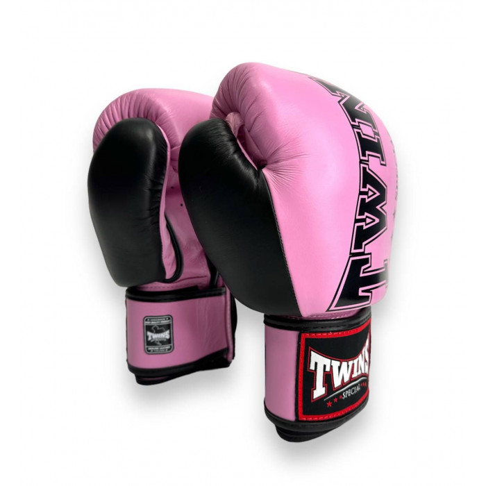 Боксерские перчатки TWINS Special BGVL3-2TA pink black 16 oz