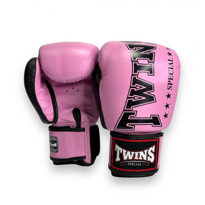 Боксерские перчатки TWINS Special BGVL3-2TA pink black 16 oz