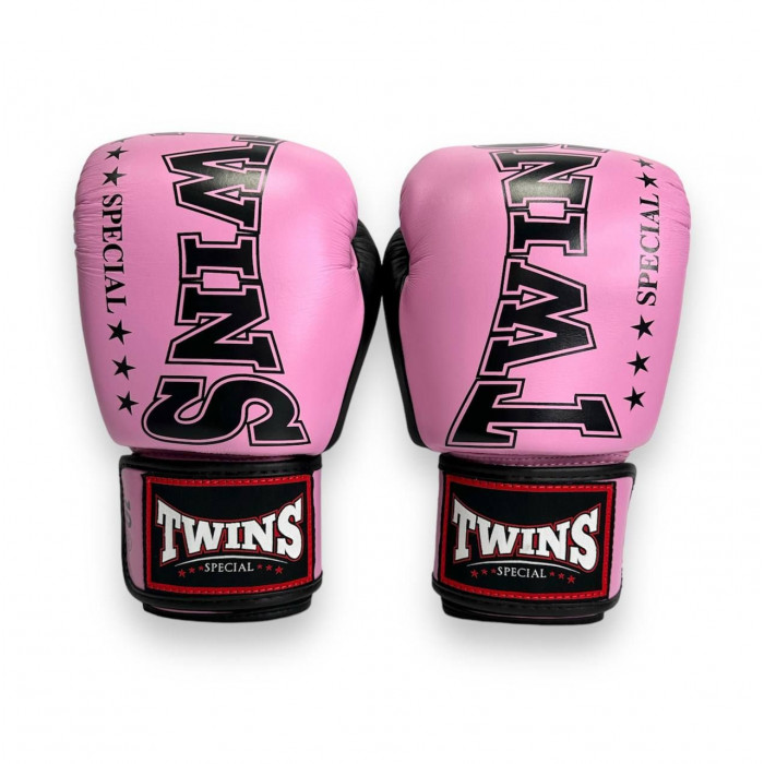Боксерские перчатки TWINS Special BGVL3-2TA pink black 16 oz