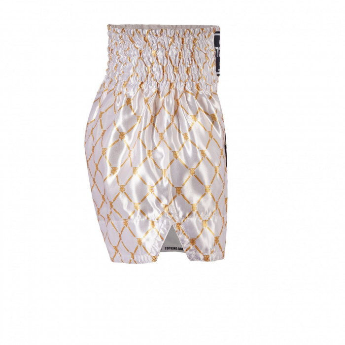 Шорты для бокса TKTBS213 white-gold XL