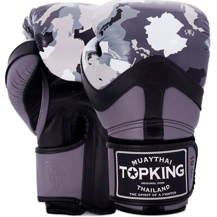 Боксёрские перчатки TKB CAMOUFLAGE gray 12 oz