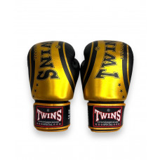 Боксерские перчатки Twins Special FBGV-TW4 Gold Black 14 oz
