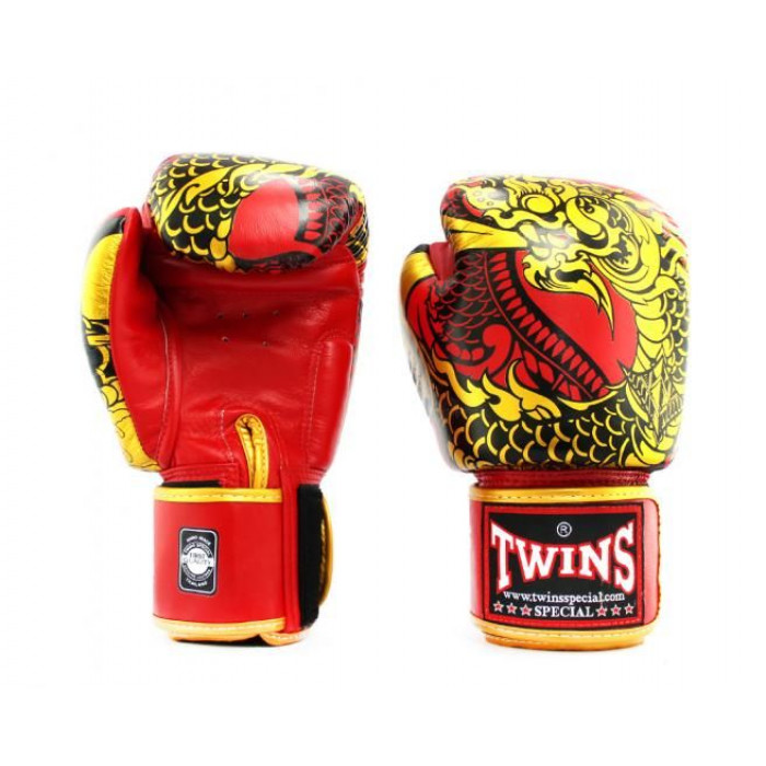 Боксерские перчатки Twins Special FBGVL3-52 Dragon red 10 oz