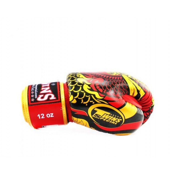 Боксерские перчатки Twins Special FBGVL3-52 Dragon red 10 oz