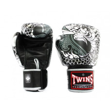 Боксерские перчатки Twins Special FBGVL3-52 Dragon black-silver 12 oz