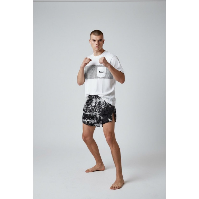 Шорты для тайского бокса Fairtex BS1949 Grunge Black S