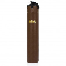 Боксерский мешок HB6 Fairtex Brown Muaythai Banana Bag (БЕЗ НАПОЛНЕНИЯ)