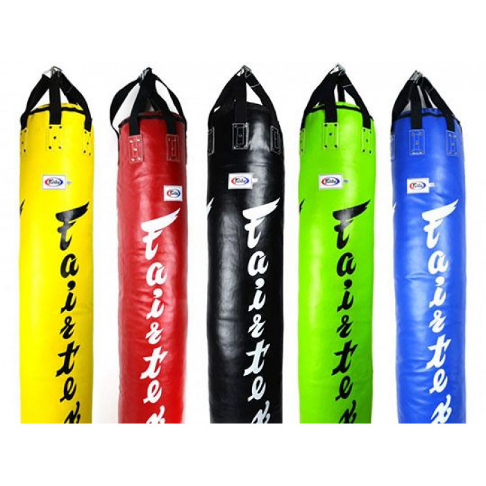 Боксерский мешок HB6 Fairtex yellow Muaythai Banana Bag (БЕЗ НАПОЛНЕНИЯ)