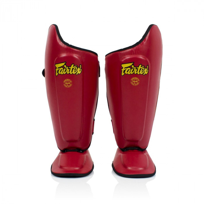 Защита голени Fairtex SP8 red L
