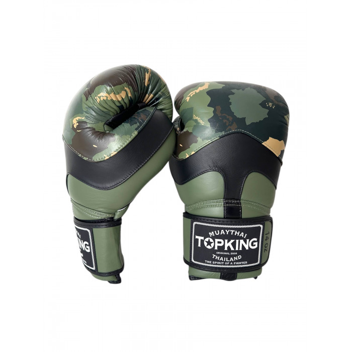 Боксёрские перчатки TKB CAMOUFLAGE green 12 oz