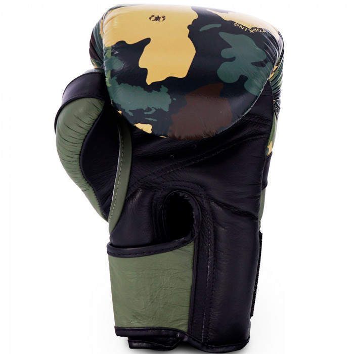 Боксёрские перчатки TKB CAMOUFLAGE green 12 oz