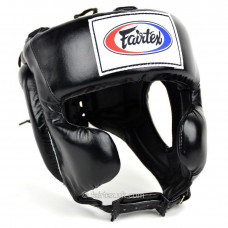 Боксёрский шлем Fairtex HG8 black XL