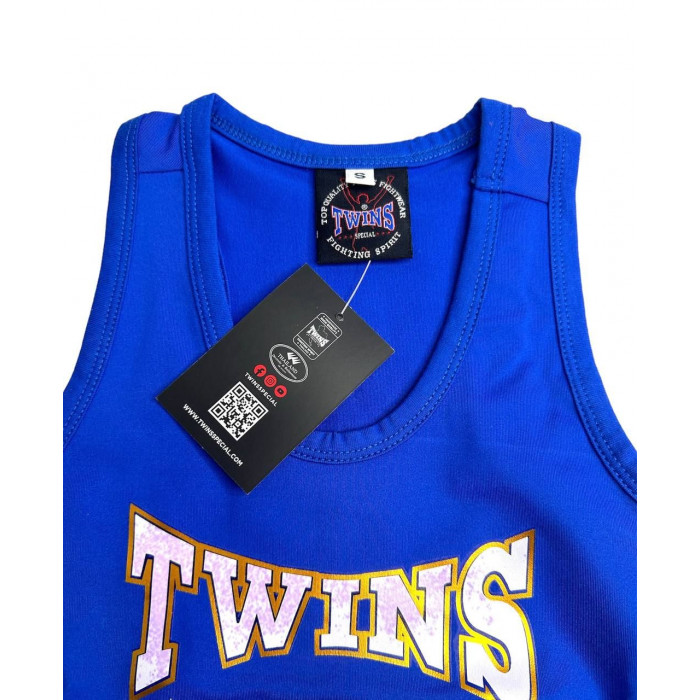 Женский Топ для тайского бокса Twins Special TSB-3 blue M