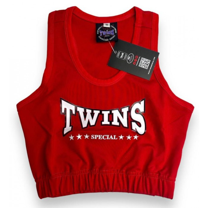 Женский Топ для тайского бокса Twins Special TSB-3 red M