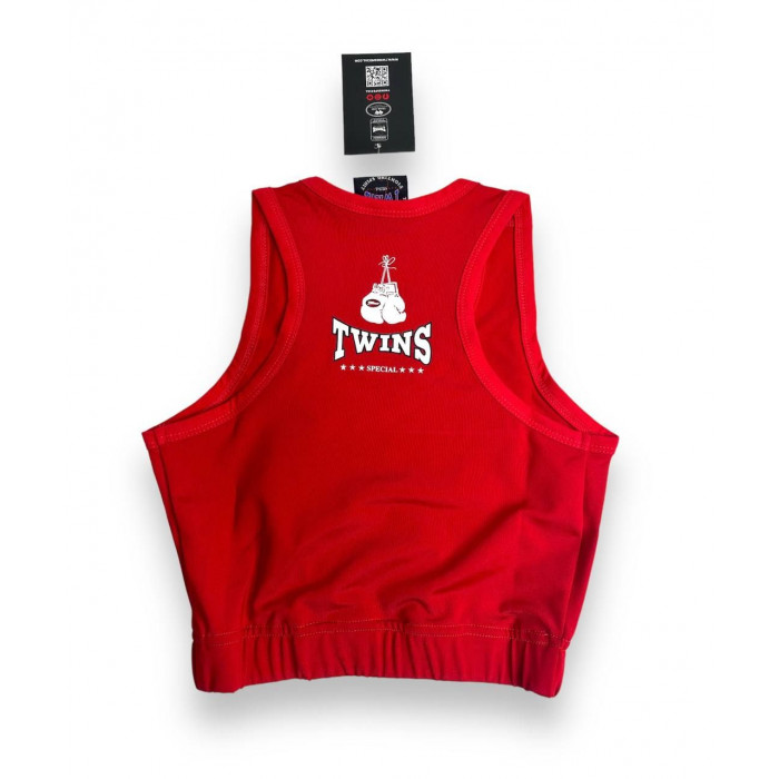 Женский Топ для тайского бокса Twins Special TSB-3 red M