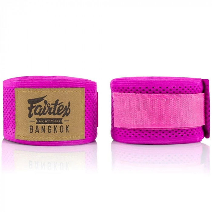 Бинты боксерские Fairtex HW4 pink 4.5 м