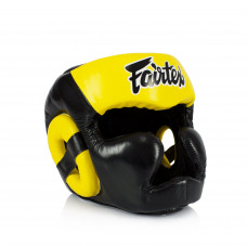 Шлем Fairtex HG13 black yellow (Full Head) L