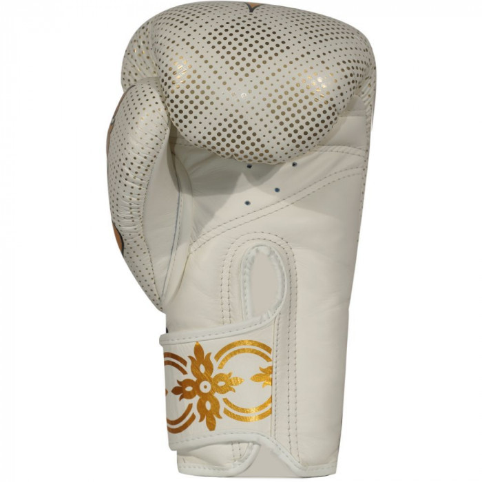 Боксерские перчатки TKB Kanok white 10 oz