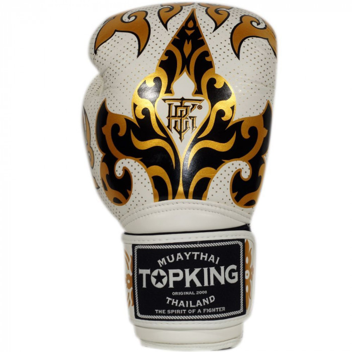Боксерские перчатки TKB Kanok white 14 oz