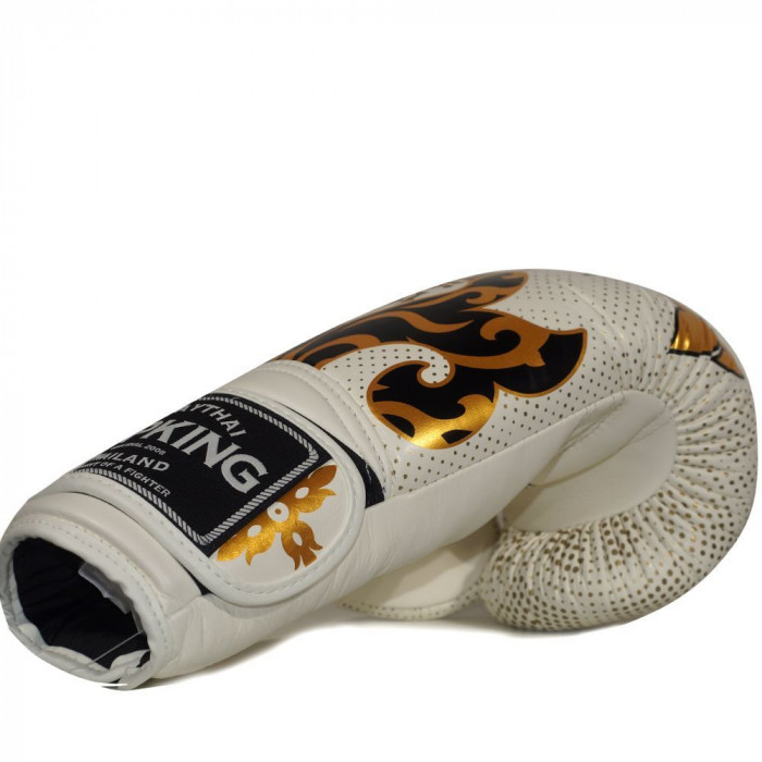Боксерские перчатки TKB Kanok white 14 oz