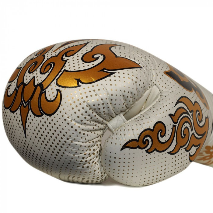 Боксерские перчатки TKB Kanok white 14 oz