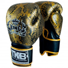 Боксерские перчатки TKB Snake Black Gold 10 oz