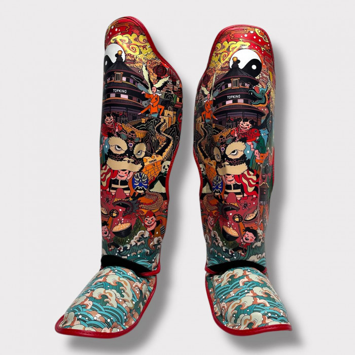 Защита голени Top King TKSGCT-CN Red L