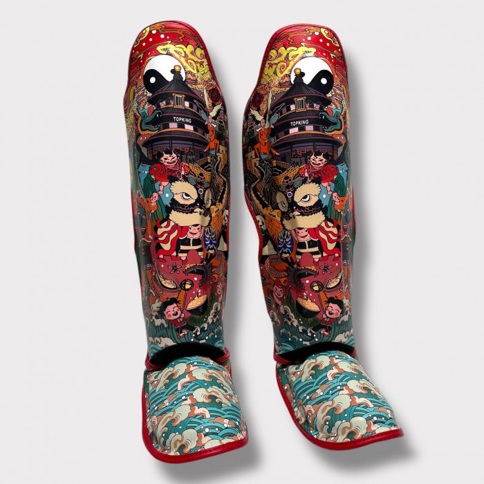 Защита голени Top King TKSGCT-CN Red L