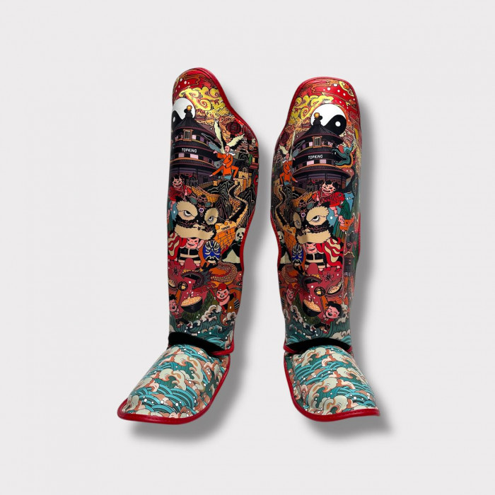 Защита голени Top King TKSGCT-CN Red L