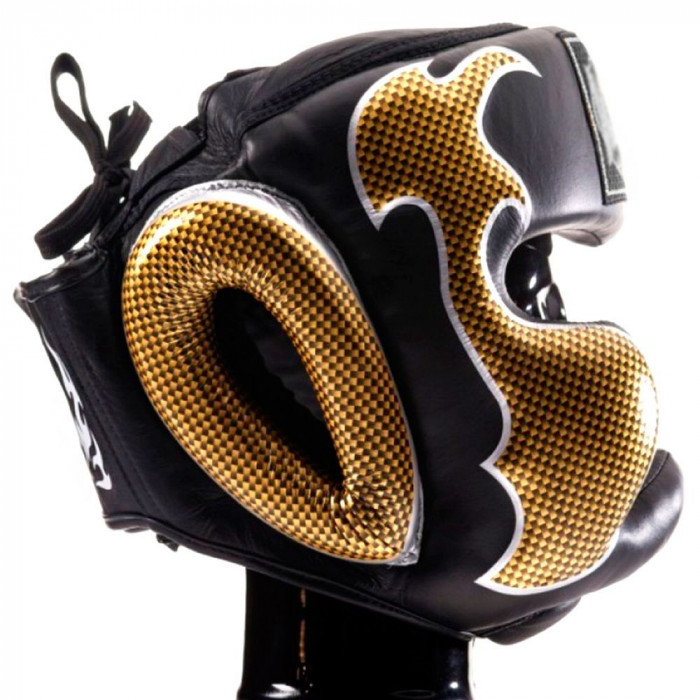 Боксерий шлем TKHGEM-01 black gold - XL