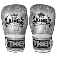 Боксерские перчатки TKB Snake Black Silver 10 oz