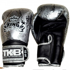 Боксерские перчатки TKB Snake Black Silver 16 oz