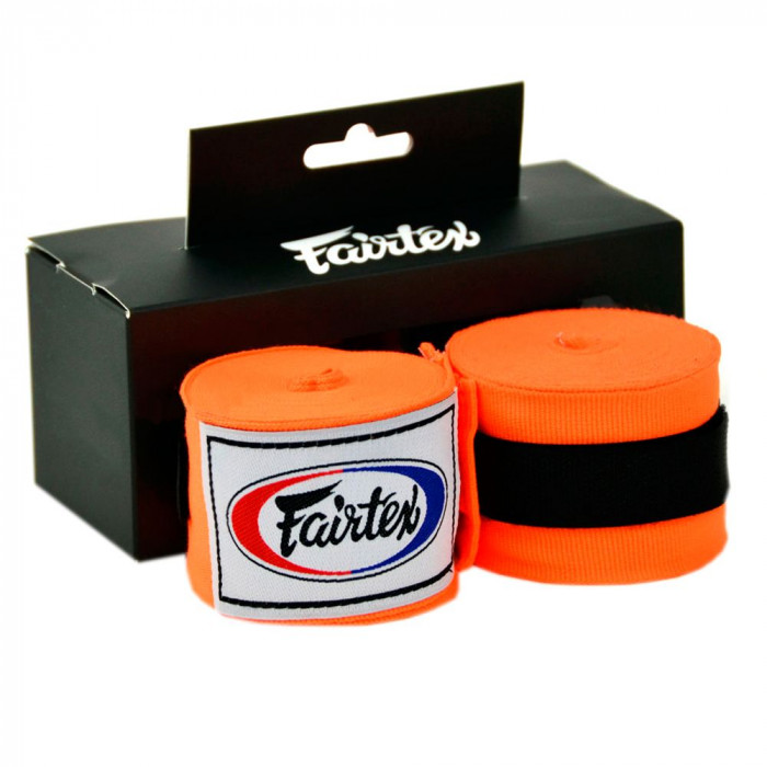 Бинты боксерские HW2 Fairtex orange 4.5 м
