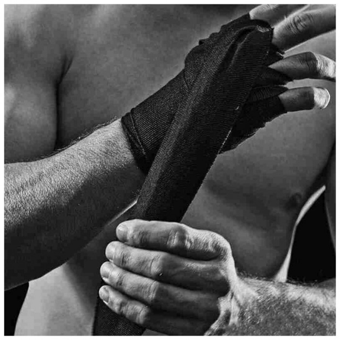 Бинты боксерские HW2 Fairtex black 4.5 м