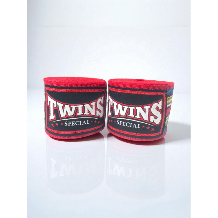 Бинты боксерские Twins CH2 red