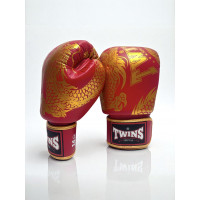 Боксерские перчатки TWINS Special FBGVL3-49 gold red 14 oz