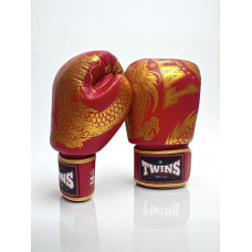 Боксерские перчатки TWINS Special FBGVL3-49 gold red 14 oz