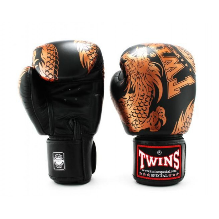 Боксерские перчатки TWINS Special FBGVL3-49 black 16 oz