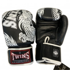 Боксерские перчатки TWINS Special FBGVL3-49 black white 14 oz