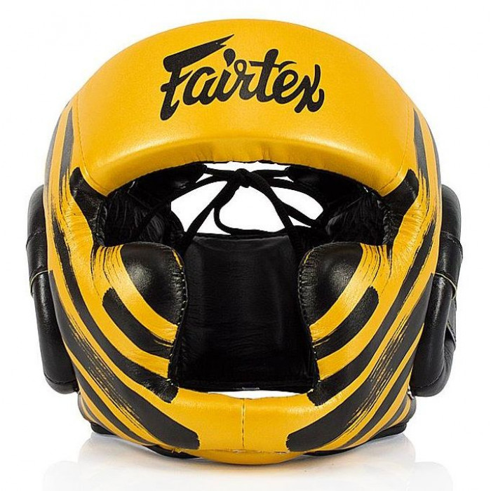 Боксёрский шлем Fairtex HG16-M2 yellow L