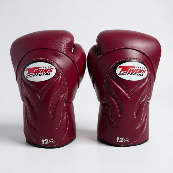 Боксерские перчатки Twins Special BGVL6 maroon maroon 12 oz