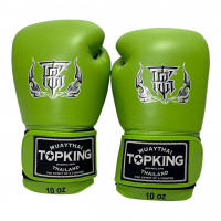 Боксёрские перчатки Top King "Ultimate" TKBGUV green 10 oz