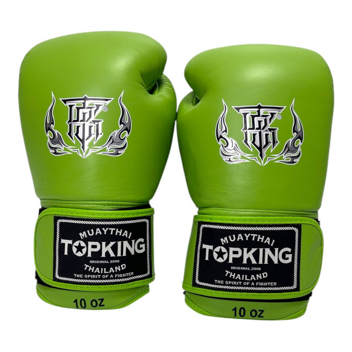 Боксёрские перчатки Top King Ultimate TKBGUV green 10 oz