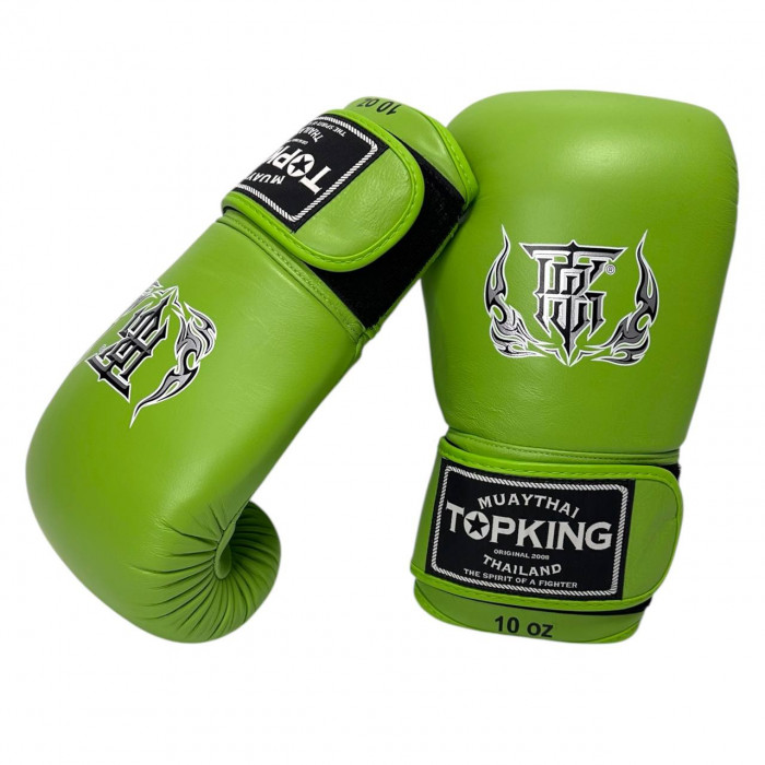 Боксёрские перчатки Top King Ultimate TKBGUV green 10 oz
