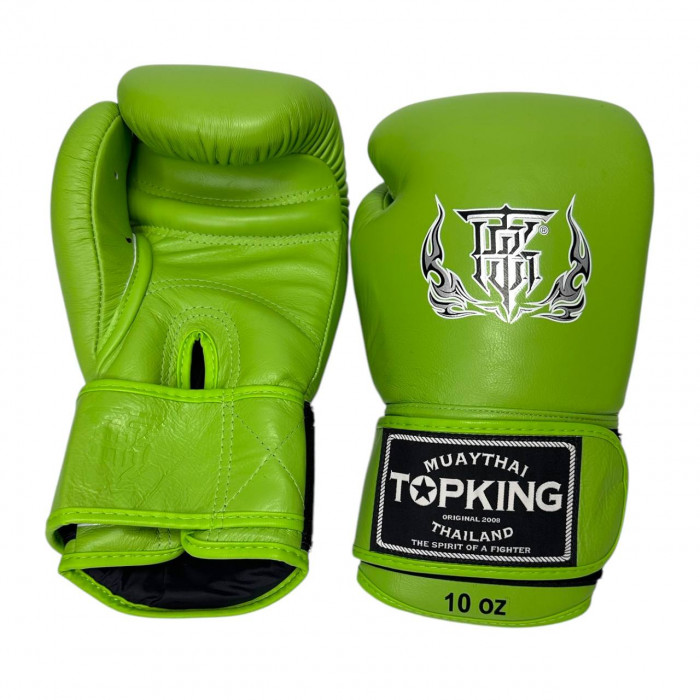 Боксёрские перчатки Top King Ultimate TKBGUV green 10 oz