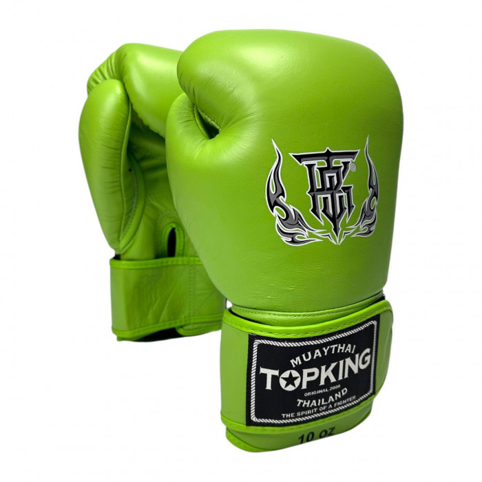 Боксёрские перчатки Top King Ultimate TKBGUV green 10 oz