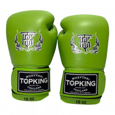 Боксёрские перчатки Top King "Ultimate" TKBGUV green 14 oz